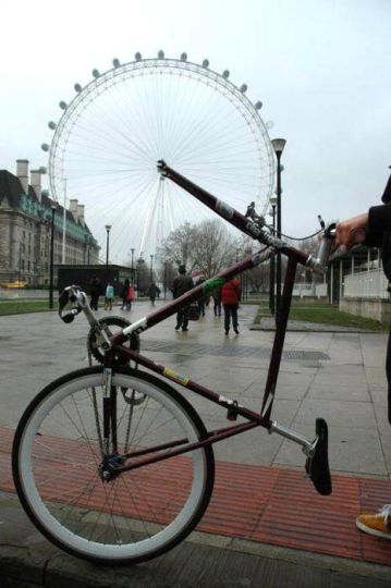 bici con ruota giostra